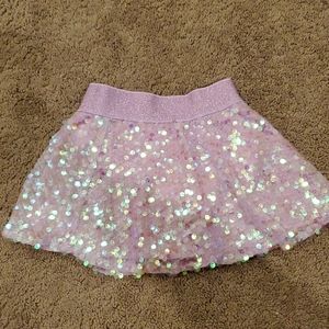 Justice sequin skirt